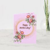 Mother's Day English Garden Floral カード (正面)
