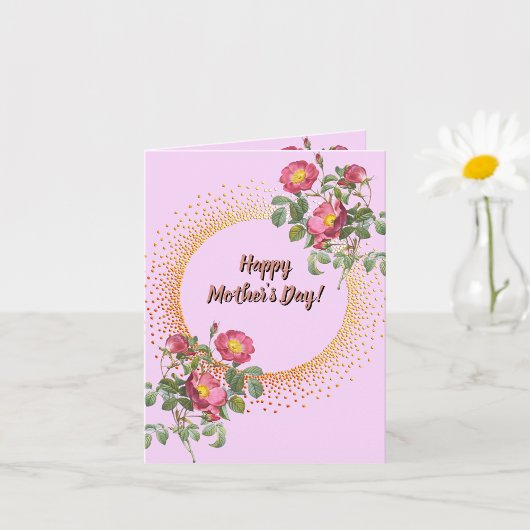 Mother's Day English Garden Floral カード