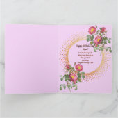 Mother's Day English Garden Floral カード (内部)