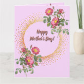Mother's Day English Garden Floral カード (正面)