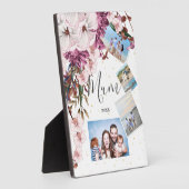 Mothers Day Family Burgundyフローラ写真 フォトプラーク (側面)