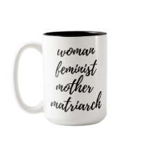 Mother's Day Feminist Handwritten Typography Black