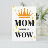 Mothers Day Flat サンキューカード (スタンド正面)