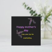 mother's day flat greeting card カード (スタンド正面)