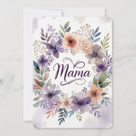 Mother's day Flat Greeting Card カード