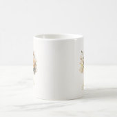 Mother's Day Floral Mug Personalized Gift コーヒーマグカップ (中央)