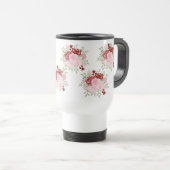 Mother's Day Floral Pattern Thermal Tumbler トラベルマグ (正面右)