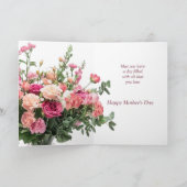 Mother's Day Flowers Bouquet for Grandmother カード (内部)