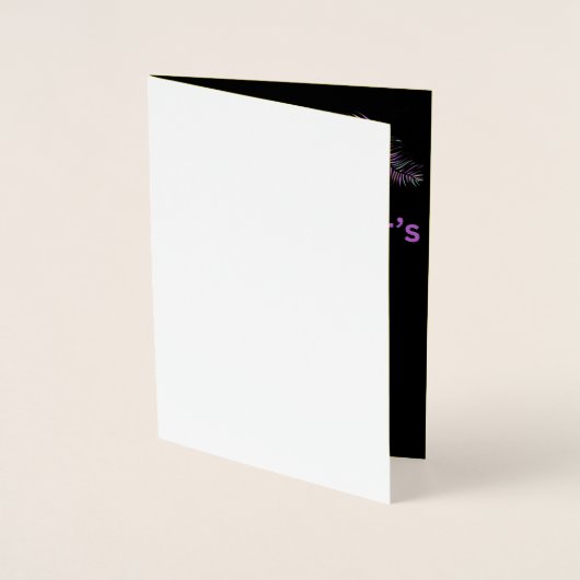 mother's day foil greeting card 箔カード (正面)