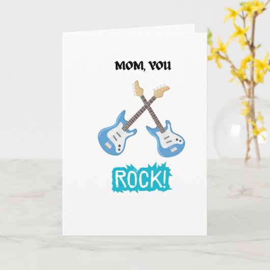 Mother's Day-Folded Greeting Card カード (黄色い花)