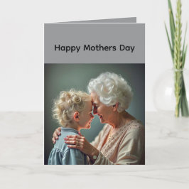 Mothers Day Folded Greeting Card カード