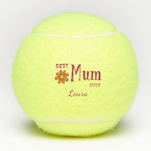 Mother's Day for Mum - Pink Best Mom Ever Gift テニスボール (正面)