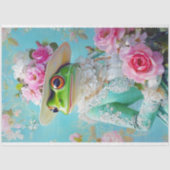 Mothers Day Frog inフローラ・ハット・デコパージュ 薄葉紙 (正面)