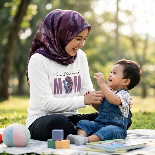 Mother's day gift : a blessed MOM Tシャツ