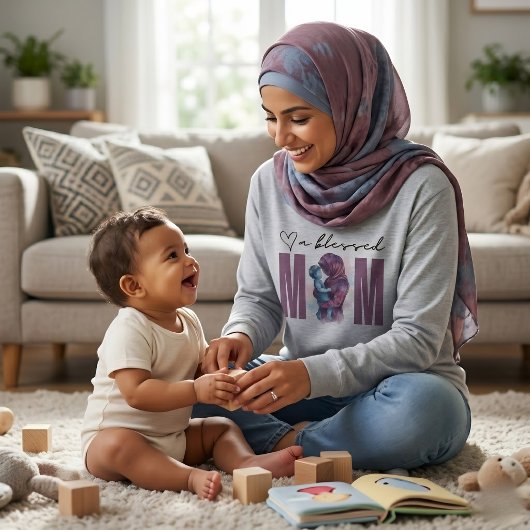 Mother's day gift : a blessed MOM Tシャツ