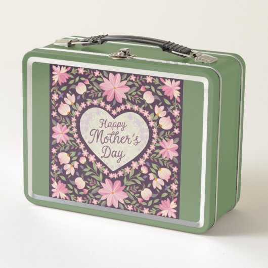 Mother's Day Gift Lunch box メタルランチボックス (正面)