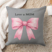 Mothers day gift softThrow Pillow love cozy  クッション (ブランケット)