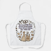 mother's day gifts エプロン (正面)