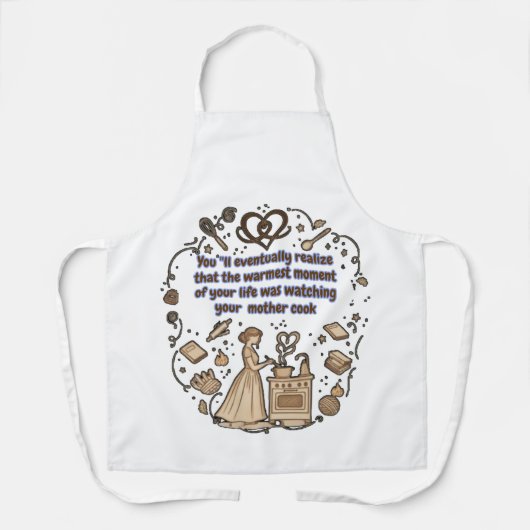 mother's day gifts エプロン (正面)