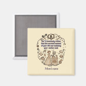 mother's day gifts マグネット (正面/裏面)