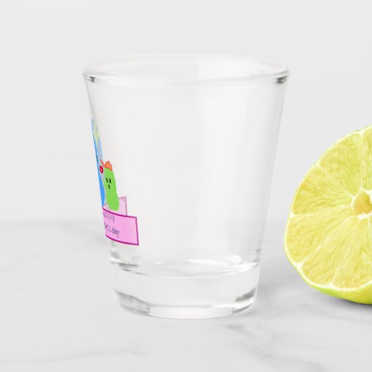 Mother's day glass ショットグラス (右)