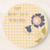 Mothers Day,Happy Mother's Day to My Role Model コースター (正面)