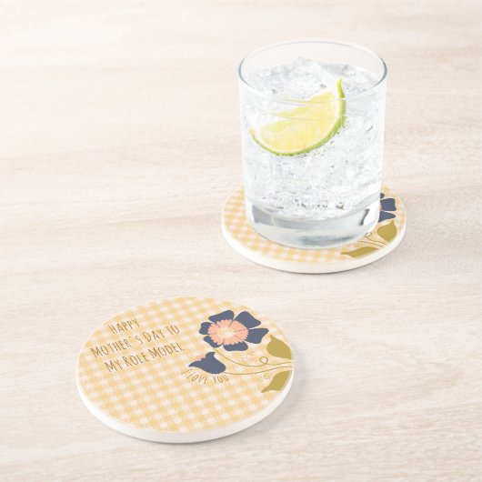Mothers Day,Happy Mother's Day to My Role Model コースター (側面)