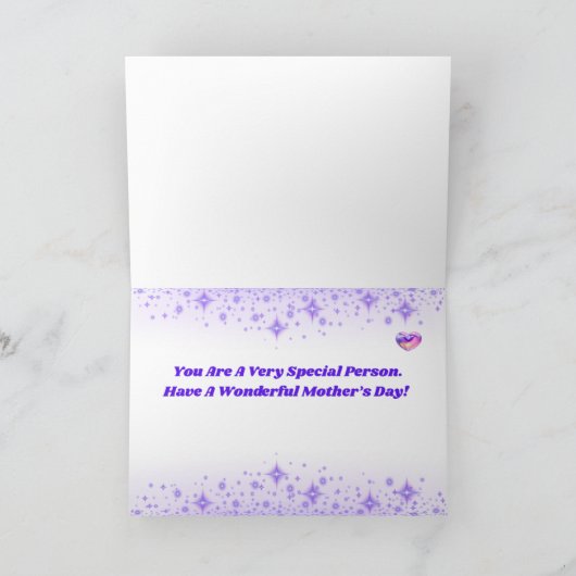 Mother's Day Heart's & Daisey's   カード (内部)