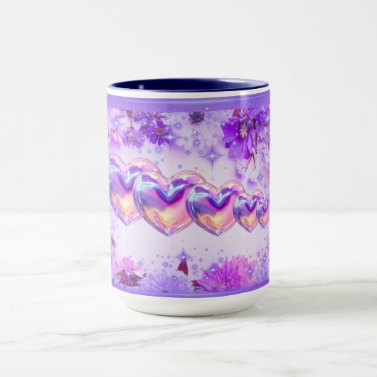 Mother's Day Hearts & Daisey's Mug マグカップ (中央)
