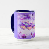 Mother's Day Hearts & Daisey's Mug マグカップ (正面左)