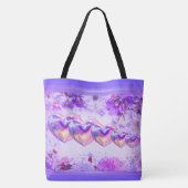 Mother's Day Hearts & Daisey's Tote Bag トートバッグ (裏面)