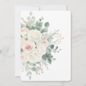 Mother's Day High Tea Invitation Floral Tea Party 招待状 (裏面)