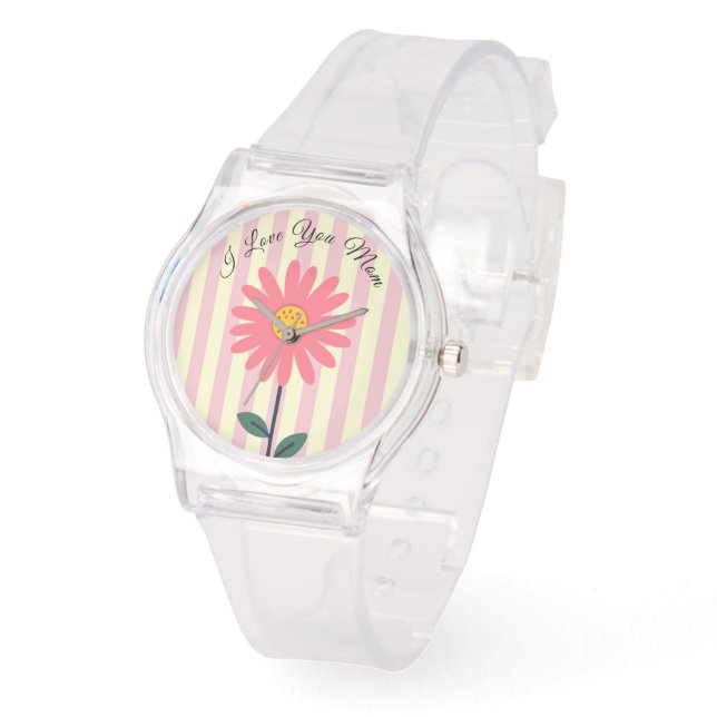 Mothers Day,I Love You Mom,Best Mom Ever,Modern 腕時計 (傾斜)