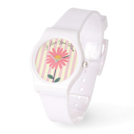 Mothers Day,I Love You Mom,Best Mom Ever,Modern 腕時計