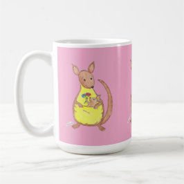 Mother's Day Kangaroo and Baby コーヒーマグカップ