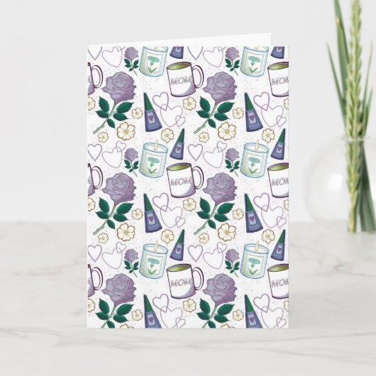 Mother's Day Lavender カード (正面)