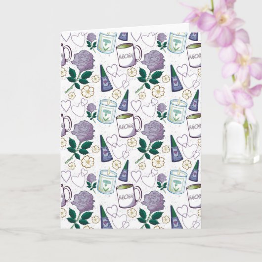 Mother's Day Lavender カード (蘭)
