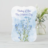 Mother's Day Long Distance Blue Forget-Me-Not  カード (スタンド正面)