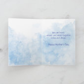 Mother's Day Long Distance Blue Forget-Me-Not  カード (内部)