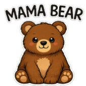 Mother's Day Mama Bear カード
