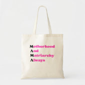 Mother's Day Mama Feminist Motherhood & Matriarchy トートバッグ (正面)