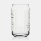 Mother's Day Minimalist Mama Sanctuary Botanical ガラス缶 (左)