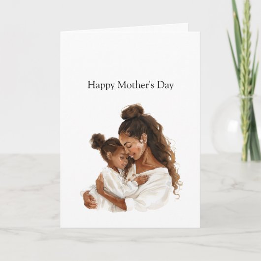 Mother's Day Mom Daughter   カード (正面)