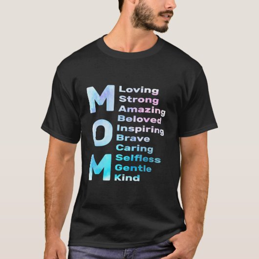Mother'S Day Mom Loving Strong Amazing Best Mom Mo Tシャツ (正面)