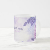 Mother's Day Mug Text "MOM" "Since 1972" フロストグラスマグカップ (正面右)