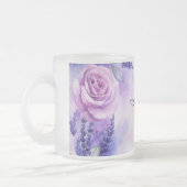 Mother's Day Mug Text "MOM" "Since 1972" フロストグラスマグカップ (左)