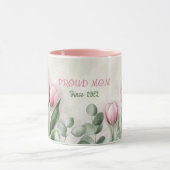 Mother's Day Mug Text "MOM" "Since 1972" マグカップ (中央)