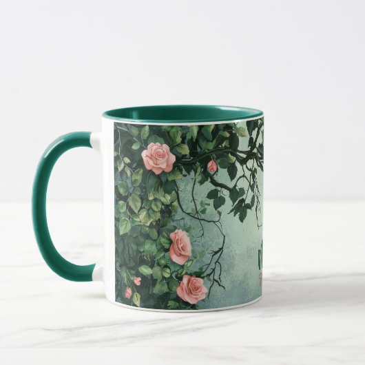Mother's Day Mug Text "MOM" "Since 1972" マグカップ (左)