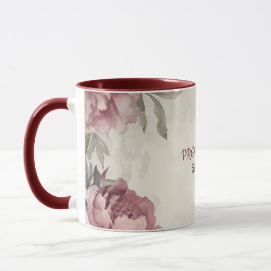 Mother's Day Mug Text "MOM" "Since 1972" マグカップ (左)