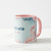 Mother's Day Mug Text "MOM" "Since 1972" マグカップ (正面右)